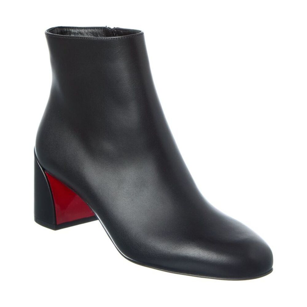 Christian Louboutin Jane 55 Leather Bootie, Black